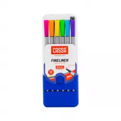 Qələm C-9993 0.4mm Fineliner 12 rəng pvc