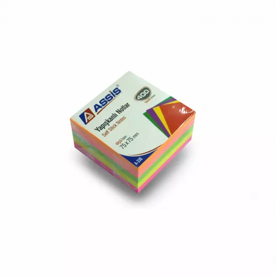 Qeyd kağızı yapışqanlı rəngli A-336 (75x75)