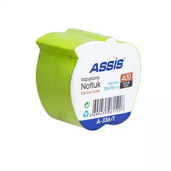 Qeyd kağızı yapışqanlı rəngli A-336/1 (75*75) DİSPLEY