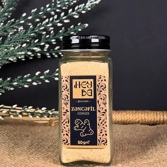 Zəncəfil üyüdülmüş 50 qr (şüşə qabda)