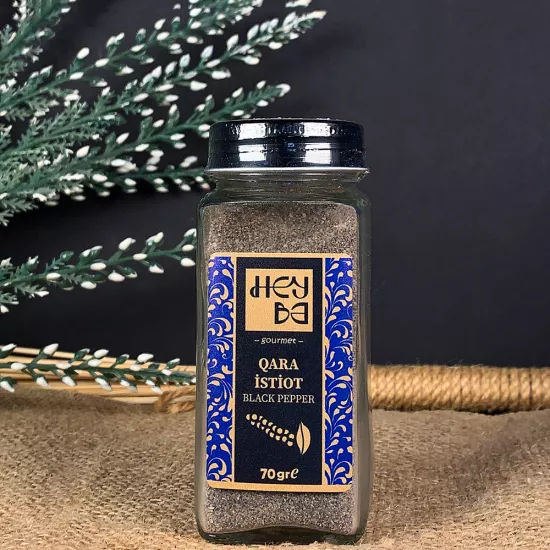Qara istiot üyüdülmüş 70 qr (şüşə qabda)