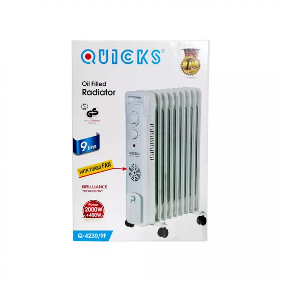 Radiator Q-4230/9 9-lu 2000W ağ