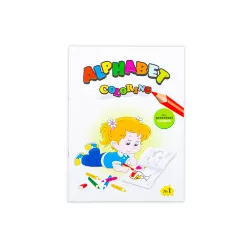 Öyrədici Rəngləmə A5 Əlifba İngilis