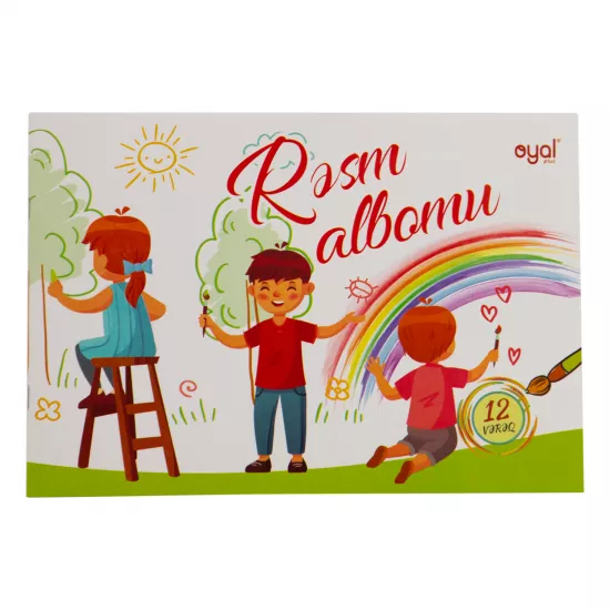 Rəsm albomu A4 12 vərəq