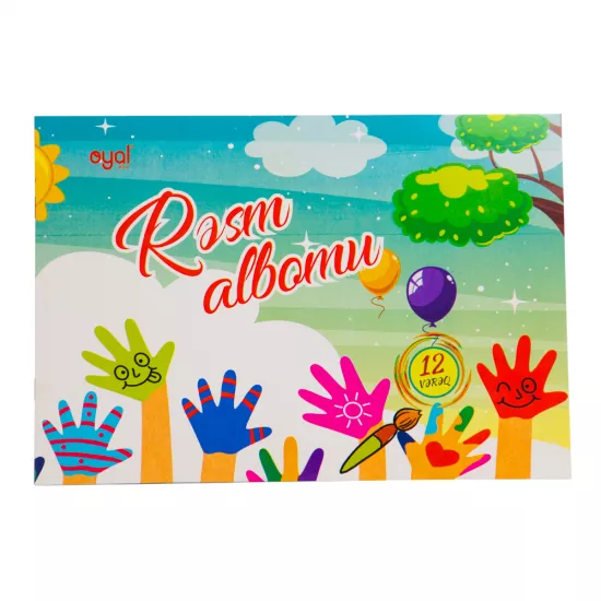 Rəsm albomu A4 12 vərəq