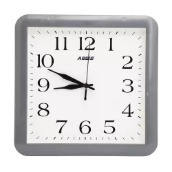 Divar saatı A-8230 gümüşü