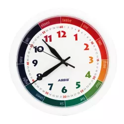 Divar saatı A-8245 ağ