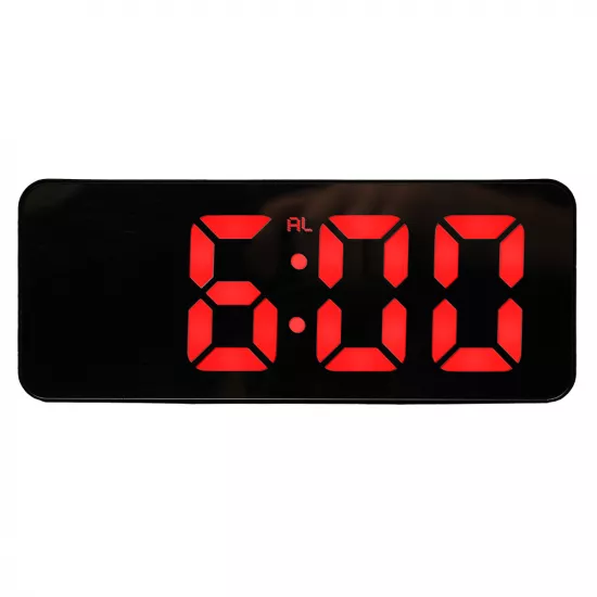 Saat elektron DS-3821L (güzgülü) (ağ,yaşıl,qırmızı)