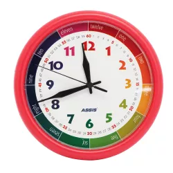 Divar saatı A-8245 qırmızı