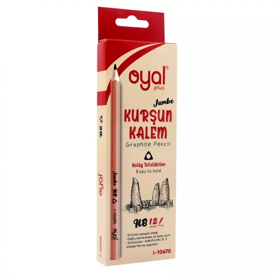 Karandaş sadə i-10670 12 ədəd JUMBO