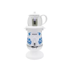 Samovar Q-6455 1800W (2.5L+1.2L) ağ Samovar Q-6455 1800W (2.5L+1.2L) ağ