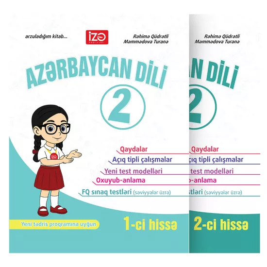 Azərbaycan dili 2-ci sinif 1 və 2-ci hissə (İZƏ)