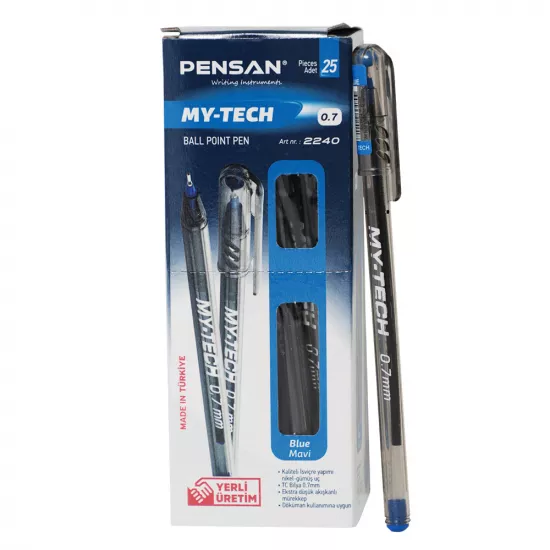 Qələm Pensan my-tech 2240 göy 07mm p25