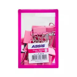 Qısqac blokla A-2615 19mm çəhrayı- 15 ədədi