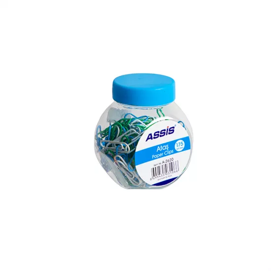 Skrepka banka A-2620 28mm göy