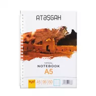 Dəftər spirallı A5 96v yandan açılan dama