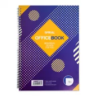 Dəftər spirallı A4 72v dama yandan açılan parlaq