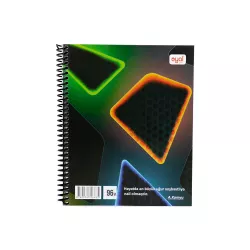 Dəftər spirallı B5 96v dama yandan açılan