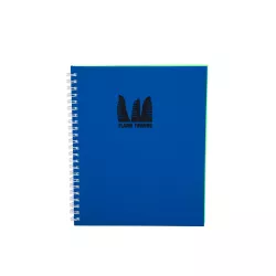 Dəftər spirallı B5 96v dama yandan açılan plastik