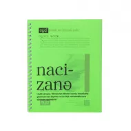 Dəftər spirallı B5 72v daş kağız yandan açılan plastik