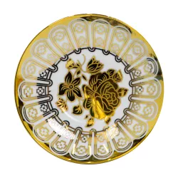 Nəlbəki 6 ədədli FR-5475-G4 böyük 5.5' güllü qızılı