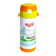 Su bardağı i-4395 350ml yaşıl-narıncı