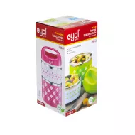 Yemək saxlama qabı i-4810 2 mərtəbə yaşıl