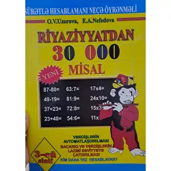 K.Riyaziyyat 30000 misal-3-cü sinif (O.V.Uzorova,E.A.Nefedova)