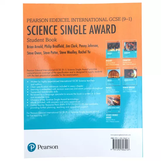 Science Single Award (Pearson edexcel international GCSE 9-1) (Student book)