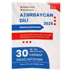 Azərbaycan dili 11-ci sinif Buraxılış İmtahanı 30 Sınaq Variantı (M.Rəşidov) (İZƏ)