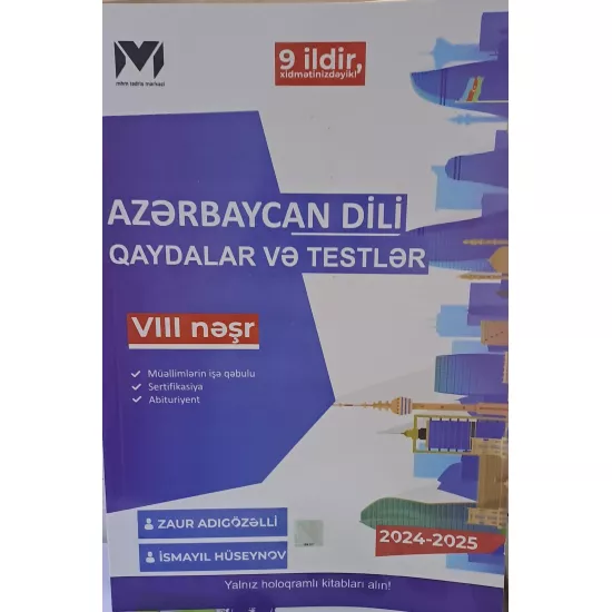 K.Azərbaycan dili qaydalar və testlər(MHM)