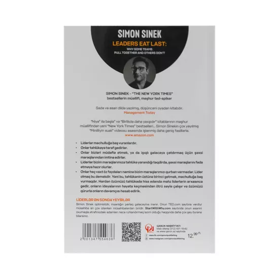 K.Liderlər ən sonda yeyirlər (Simon Sinek)