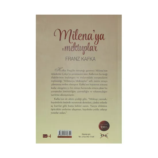 K.Milenaya Mektuplar (Franz Kafka)