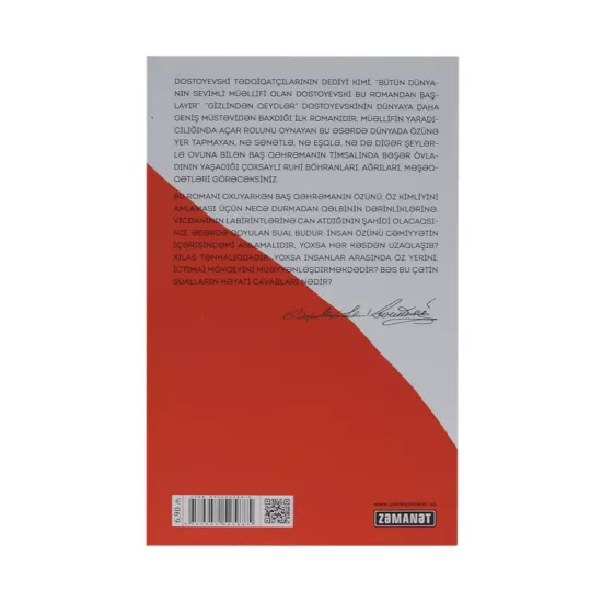 K.Gizlindən Qeydlər (Fyodor Dostoyevski)