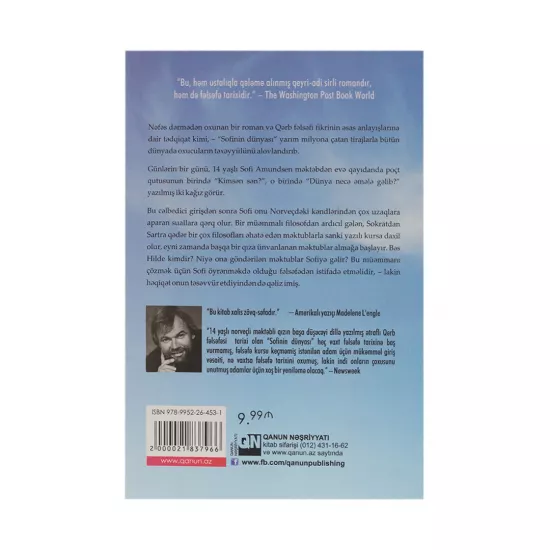 K.Sofinin dünyası (Jostein Gaarder)