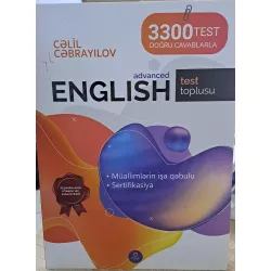 K.English advanced TT 3300 test (C.Cəbrayılov) Mücrü