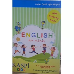 K.English for minis 3-5 yaş (Kaspi)