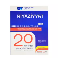 K.Riyaziyyati 9-cu sinif 20 Sınaq Buraxılış İmtahanı (DİM)