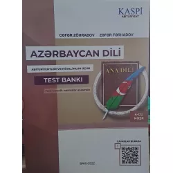 K.Azərbaycan dili test bankı(C.Zöhrabov)(Kaspi) (12Azn)