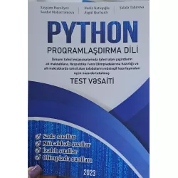 K.PYTHON Proqramlaşdırma dili Test Vəsaiti