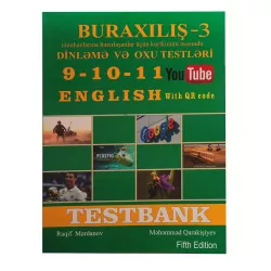 K.Buraxılış-3 English 9-10-11 Dinləmə və Oxu Testləri (M.Qarakişiyev) (13.50)