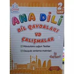 K.Ana Dili Dil Qaydaları və Çalışmalar 2s (Çinar)