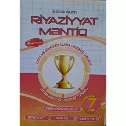K.Riyaziyyat və Məntiq 7-cı Sinif (E.Vəliyev)(13Azn)