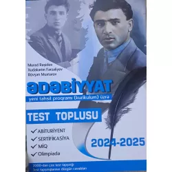 K.Ədəbiyyat Test Toplusu Abituriyent,MİQ,Olimpiada (2024-2025)(M.Rəşidov)