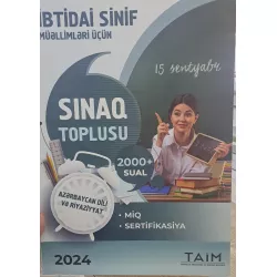 K.İbtidai Sinif Müəllimləri üçün Azərbaycan dili və Riyaziyyat Sınaq Toplusu(TAİM)