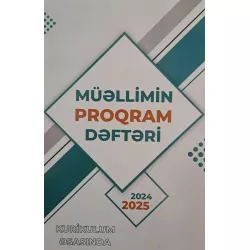 K.Müəllimin proqram dəftəri 2024-2025 (Buta Nəşr)