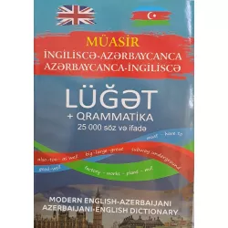 K.Müasir (İng-Azə Azə-İng) Lüğət+Qrammatika 25000 söz (6Azn)(Çaşıoğlu)