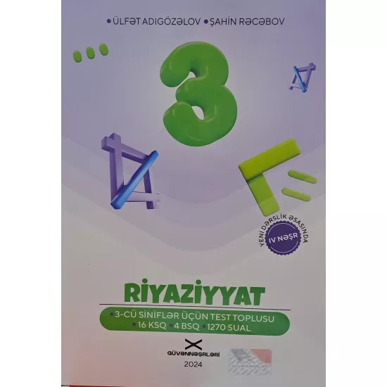 K.Riyaziyyat 3-cü siniflər üçün test toplusu (Güvən)