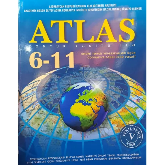 K.Atlas Kontur Xəritə ilə 6-11 sinif (Sinkod)(9Azn)