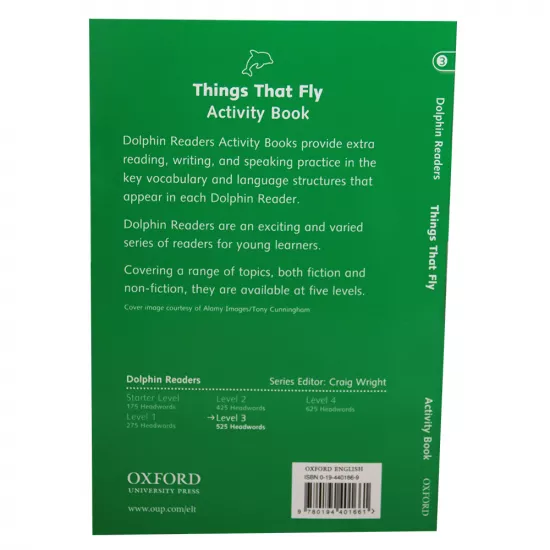 K.Dolphin Readers: Level 3:Things That Fly Activity Book